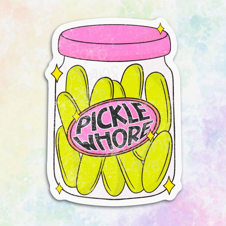 Pickle lover sticker for phones for wholesale by RoroDesignsLove