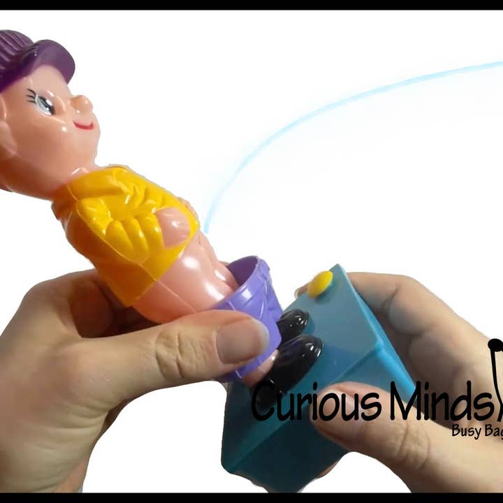 Curious Minds Toys - Wholesale Classic Toy - Kids - 1 Wee Boy - Funny Peeing Boy Squirt Gun - Pull Down Shorts