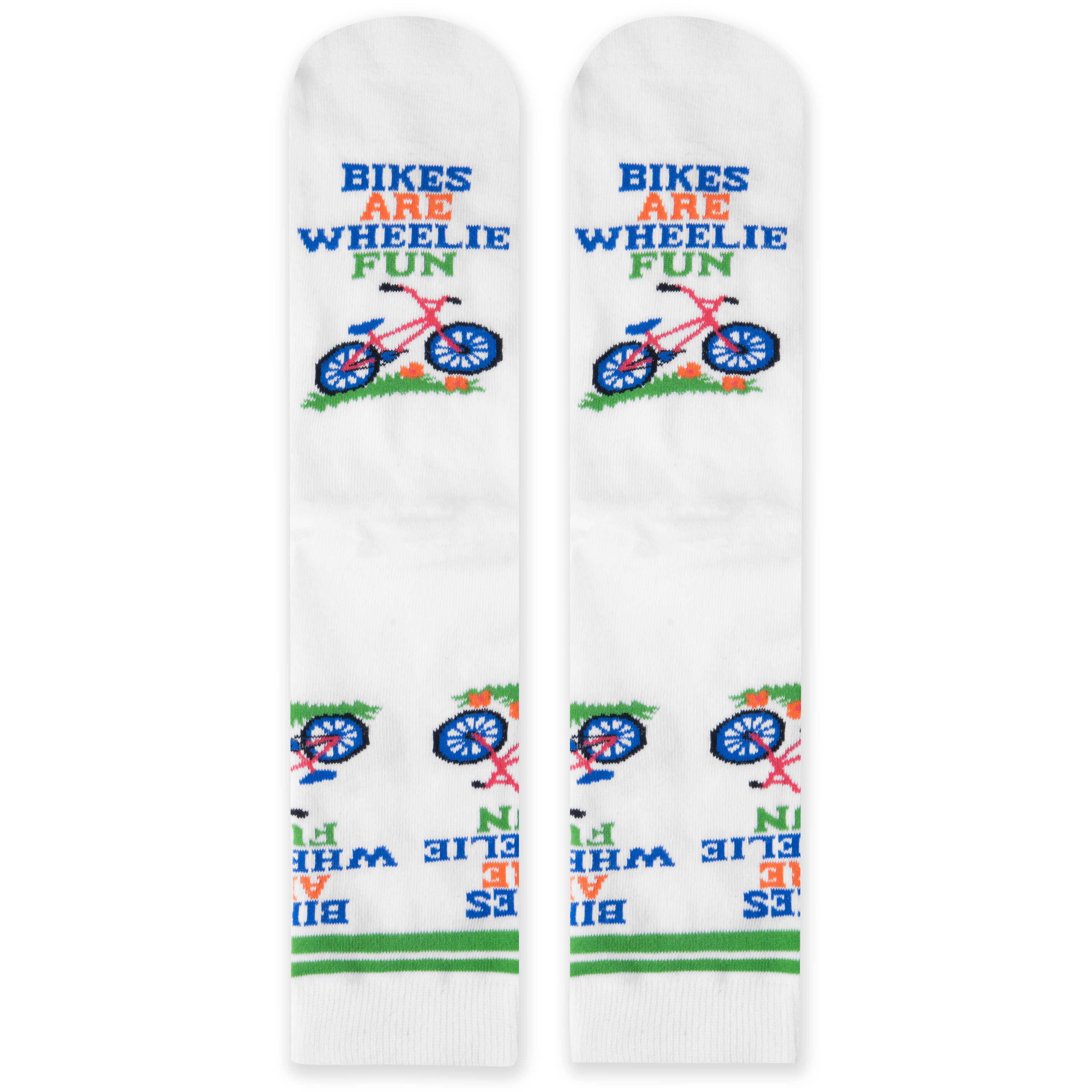 Lavley - Wholesale Socks - Unisex - Bikes Are Wheelie Fun Socks for Bicycle Lovers2