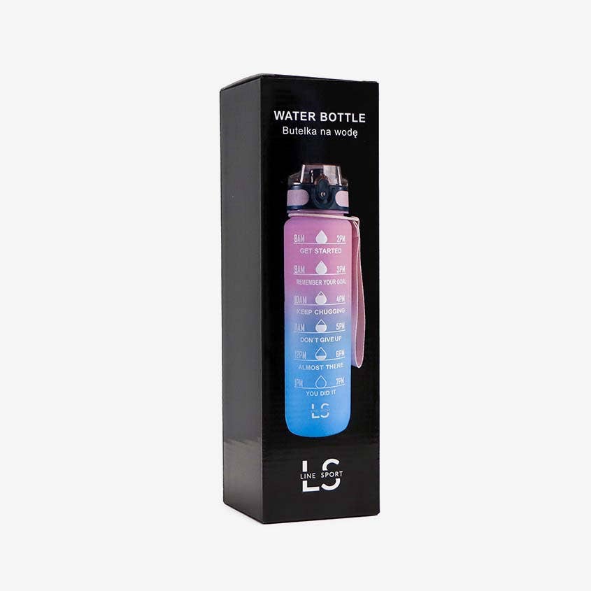 ACUS MED - Wholesale Water Bottle - 1L Tritan Motivational Water Bottle | Line Sport 1