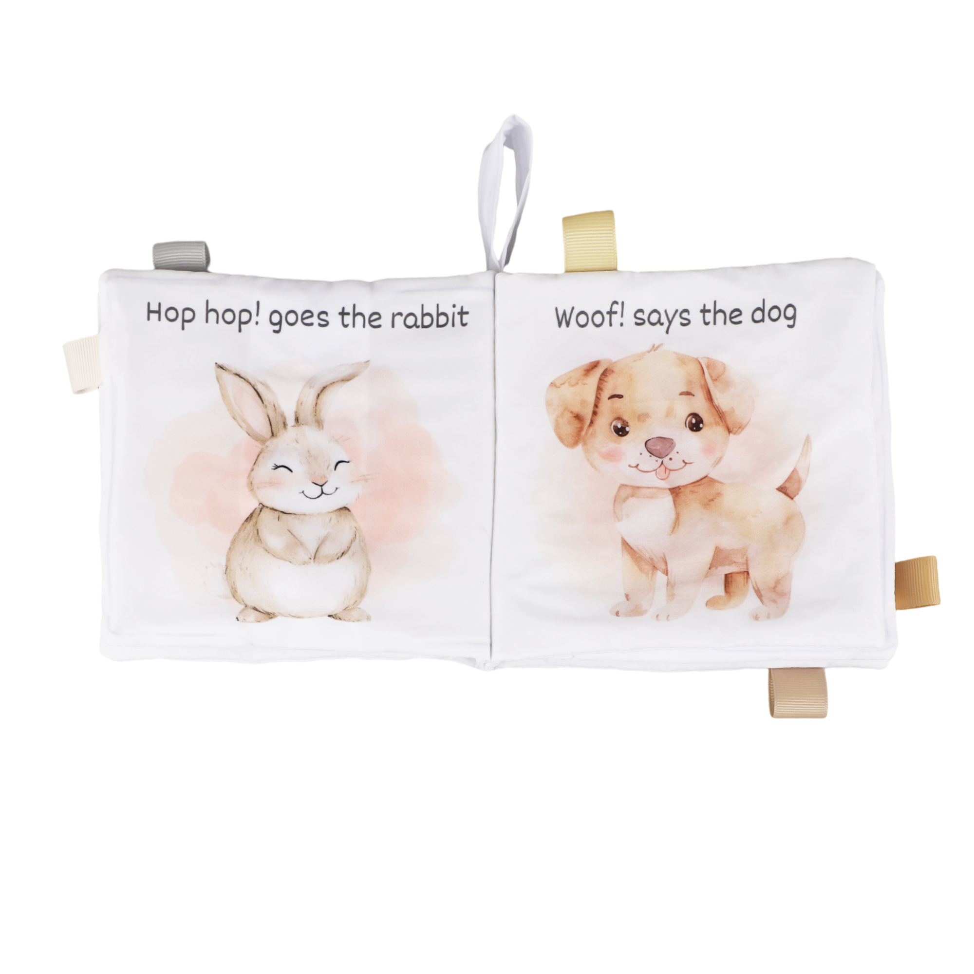 Ali+Oli - Wholesale Baby & Toddler Book (0-2) - Farm Animals – 10-Page Taggies Soft Crinkle Cloth Baby Book5