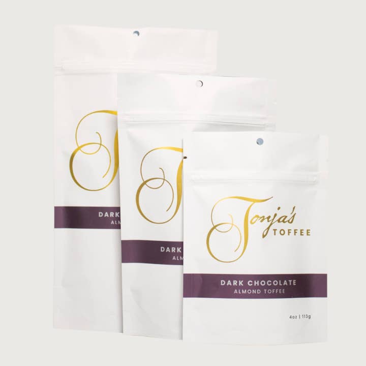 Tonja's Toffee - Wholesale Toffee - Dark Chocolate Almond Toffee1