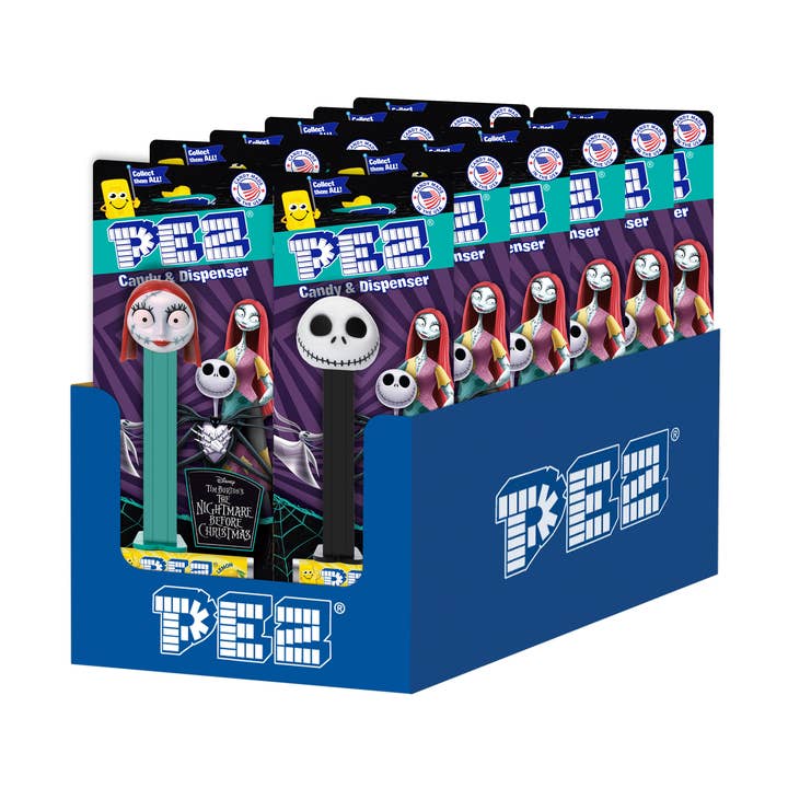 Pez Blister Card - Nightmare Before Christmas, 12ct Display for wholesale by Grandpa Joe's Candy Shop