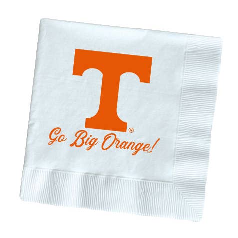 Orange University of Tennessee Napkins for wholesale on Faire