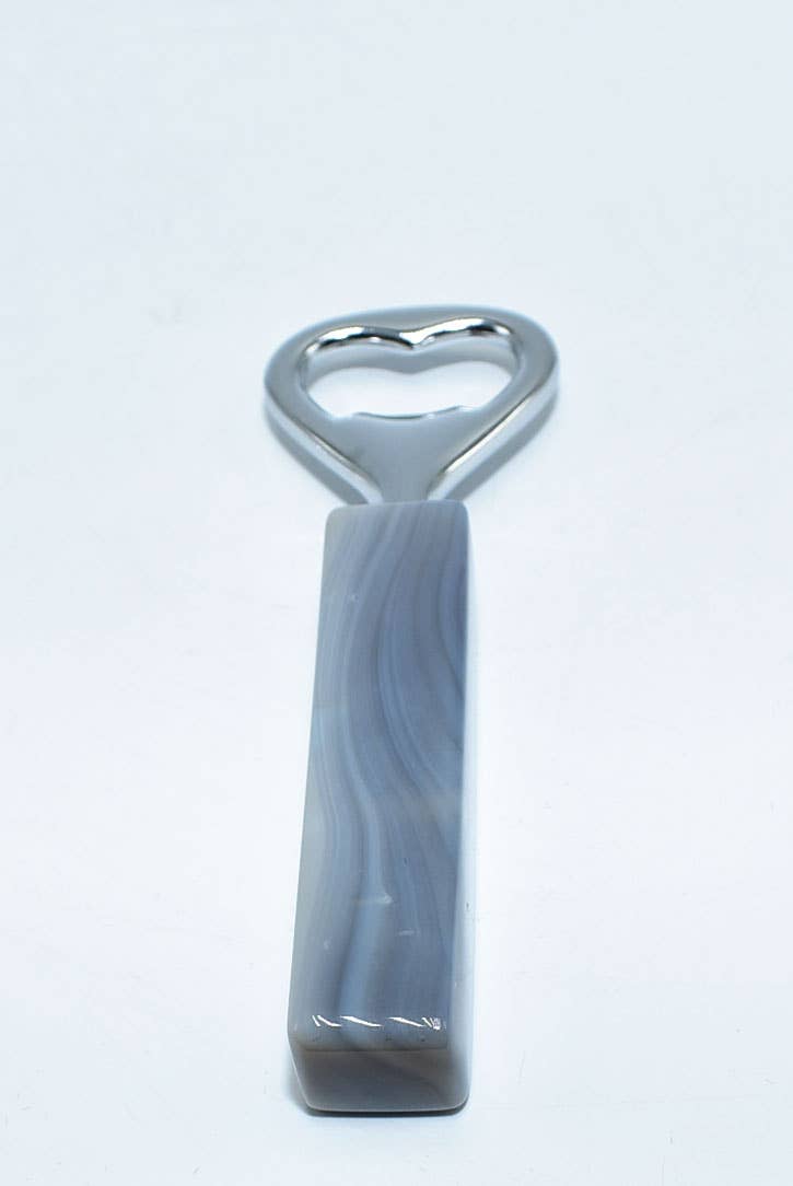 Olympus Minerals Co - Wholesale Bottle/Wine Opener - Agate Bottle Opener with Natural Stone Trim1