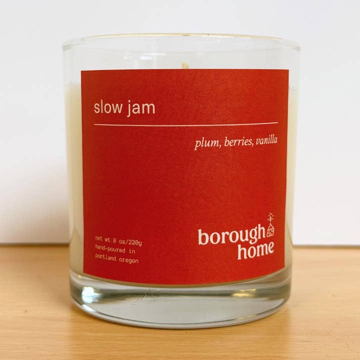 Borough Home - Wholesale Jar/Filled Candle - Slow Jam0