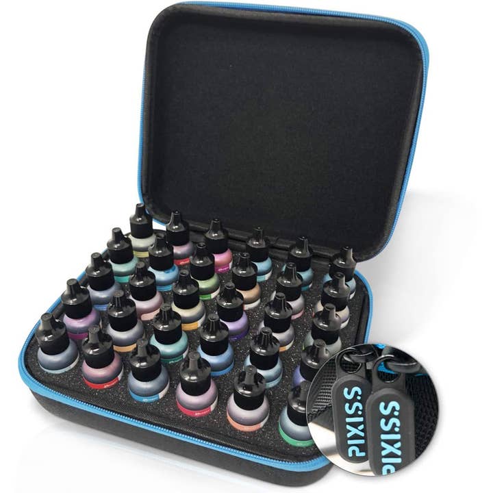 Pixiss - Wholesale Craft Supplies - PIXISS Alcohol Ink Storage Case - For Round Bottles