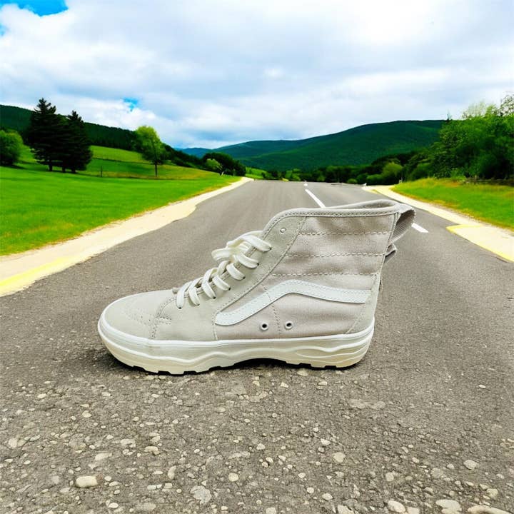 beige Vans UA Sentry Sk8-Hi WC Unisex Sneaker Manufacturer Number: VNOA4BVWBLL1M 075 (Last Piece) for wholesale on Faire3