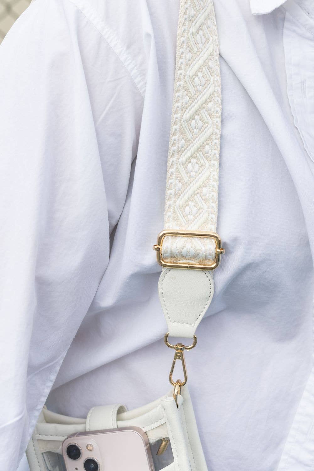 modern and chic - Wholesale Crossbody Bag - Women's - Logan Clear Crossbody Stadium Concert Bag7