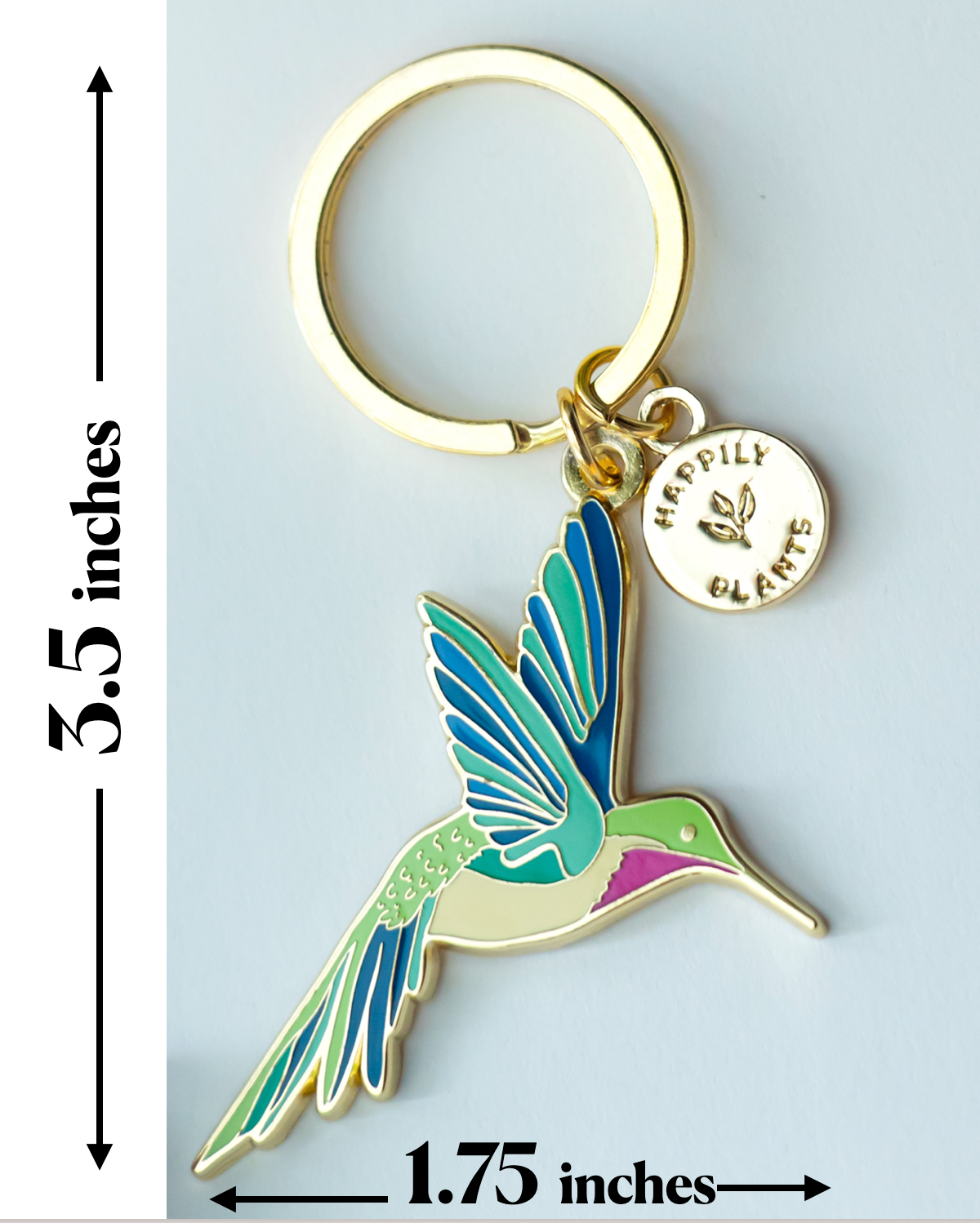 Happily Plants - Wholesale Keychain - Unisex - Hummingbird Keychain & Bag Charm cute animal gifts cash wrap6