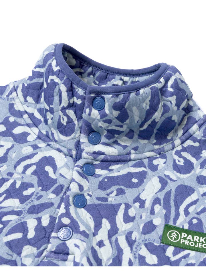 Multi Color New River Ripple Quilted Pullover for wholesale on Faire2