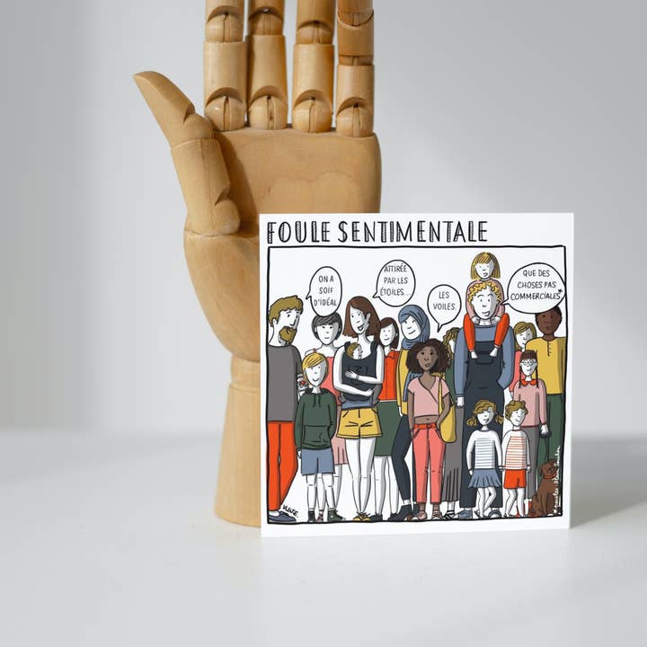 Mapa - Multidão sentimental por atacado de Les crayons de Valentine