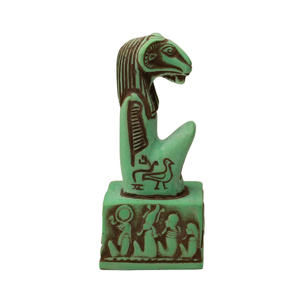 Discoveries, Inc. - Vente Figurine décorative - Khnum agenouillé vert - 5" - Dieu égyptien6