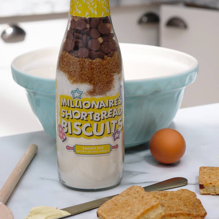 Treat Kitchen – wholesale Biscuit mix – Millionaire Shortbread Biscuit Baking Bottle 5
