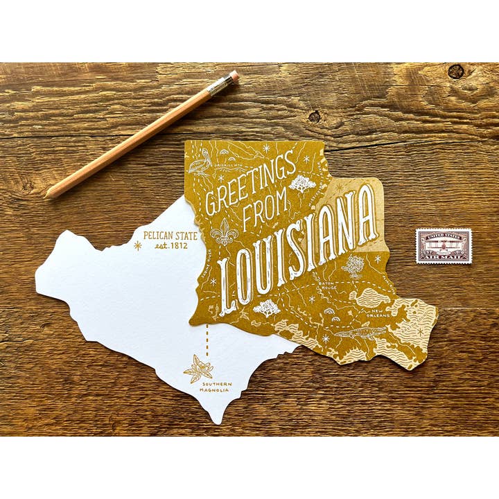 Noteworthy Paper & Press - Wholesale Postcard - Louisiana Postcard5