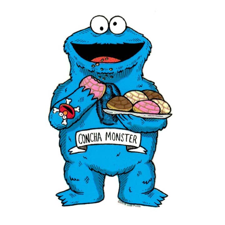 Fresh Prints of CT - Wholesale Sticker - Cookie Monster Sticker