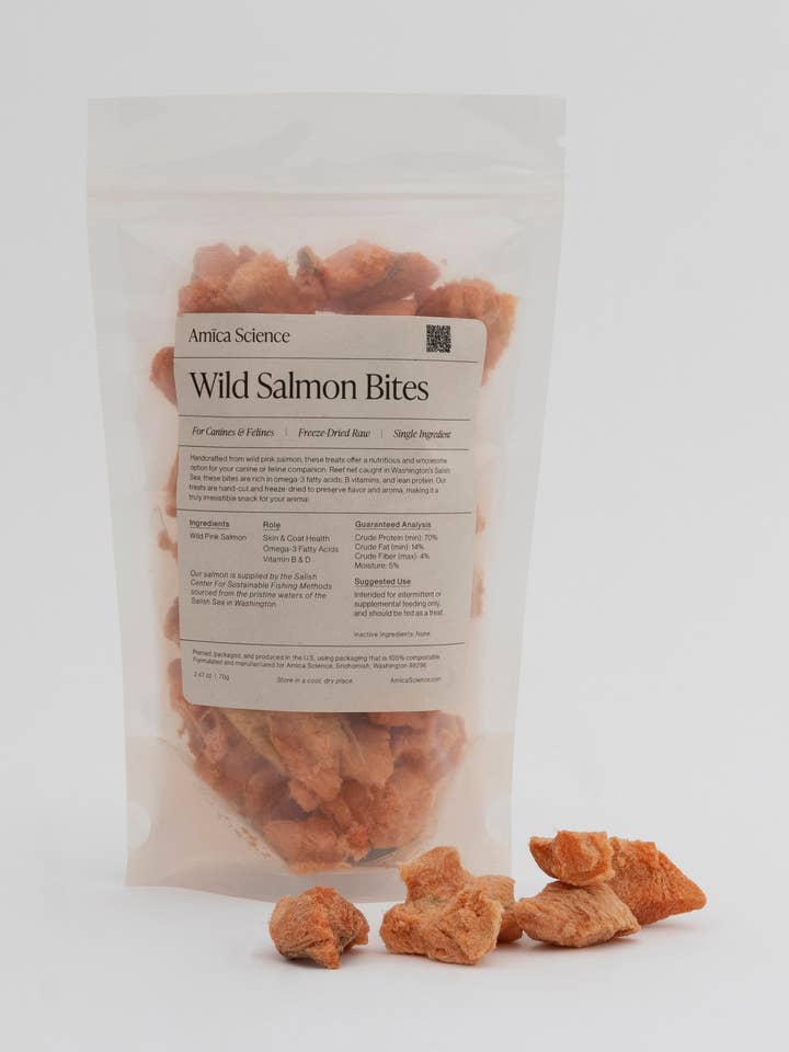 Pedaços de Salmão Selvagem por atacado de Amica Science