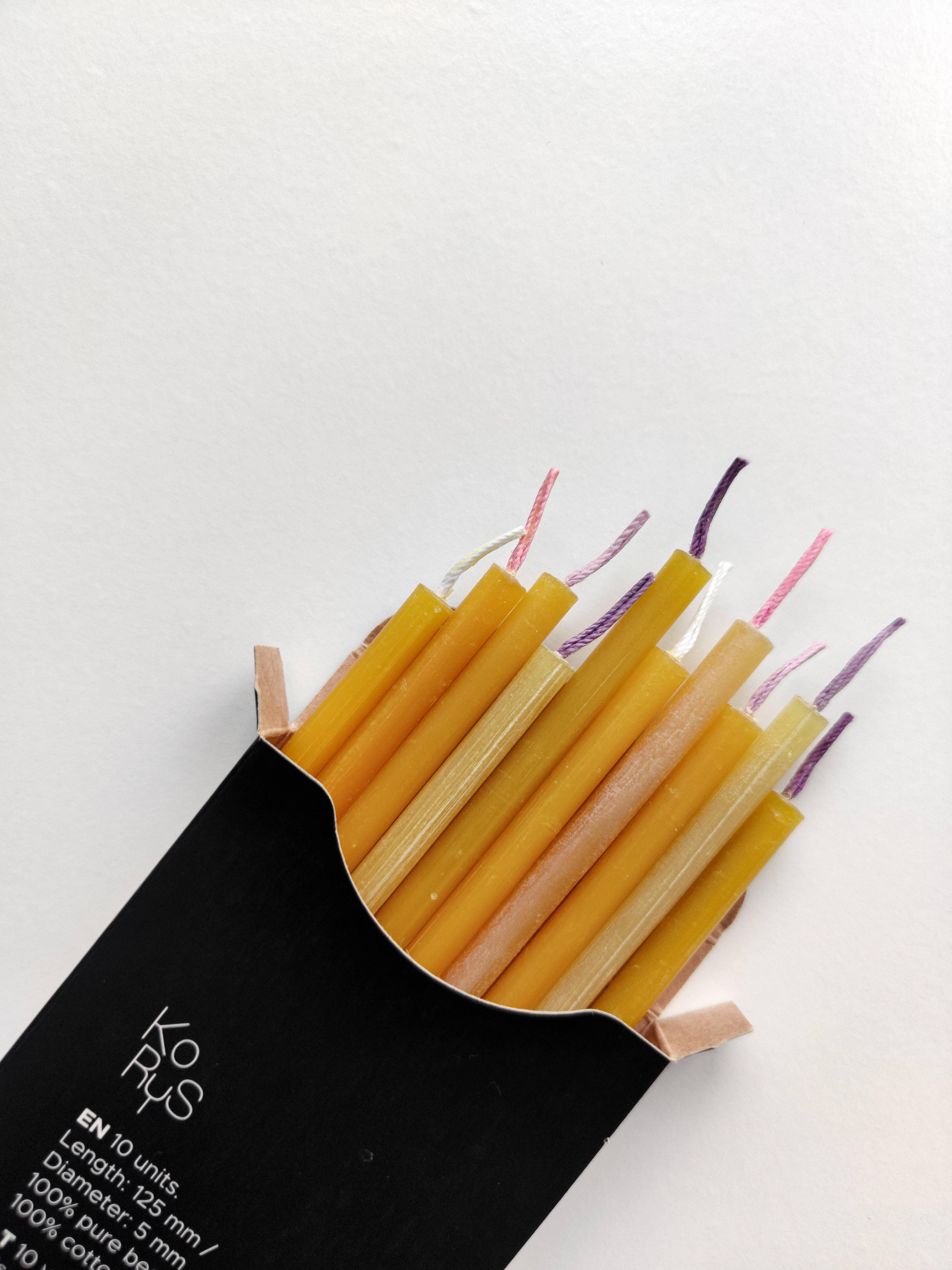 korys - Wholesale Cake Candle - Beeswax Birthday Candles9