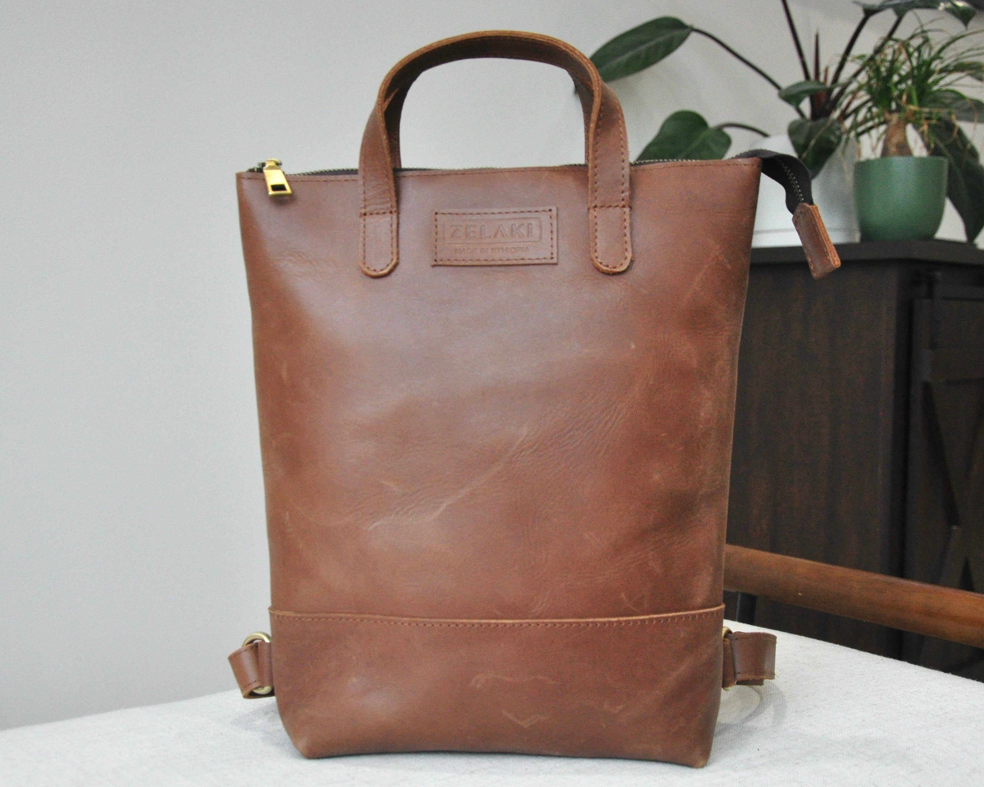 Zelaki Leather Company - Wholesale Backpack - Women's - Dessie Backpack, Leather Backpack, Women's Backpack Purse