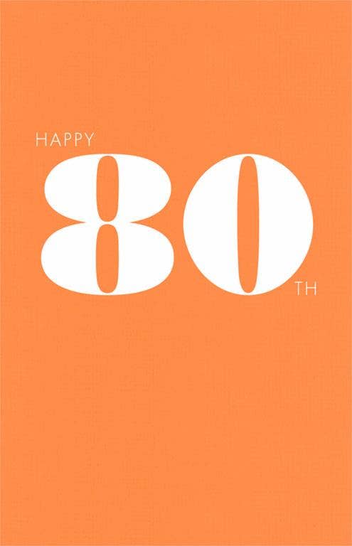 Found Image Press - Wholesale Sticker - Sticker HB-498 Happy 80th0