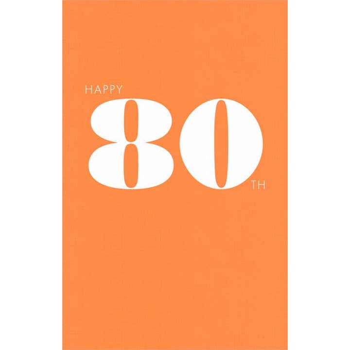 Found Image Press - Wholesale Sticker - Sticker HB-498 Fijne 80e verjaardag