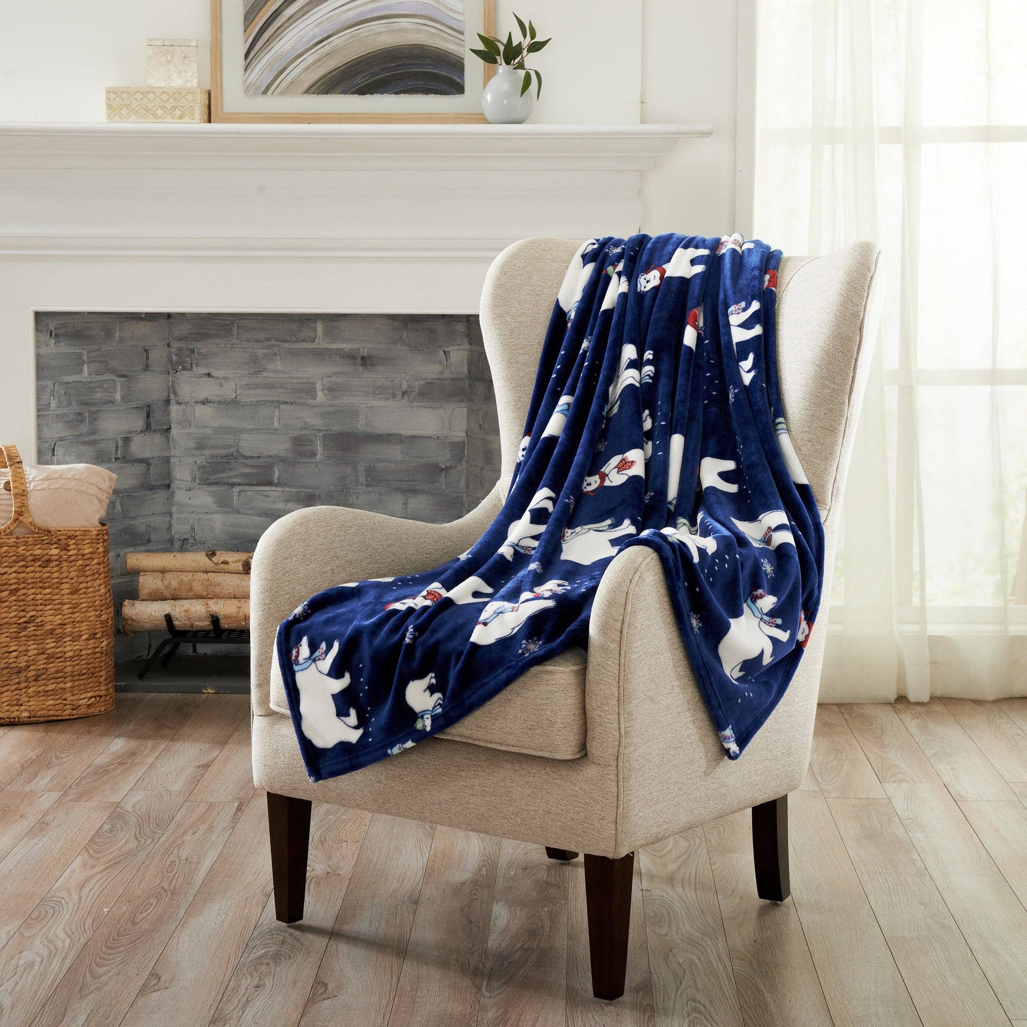BH Collective - Wholesale Throw Blanket - Throw Blanket - Printed Velvet - Pearl Collection1