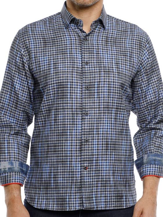 Carton bleu avec marques brunes pour garçons pour la vente par Luchiano Visconti