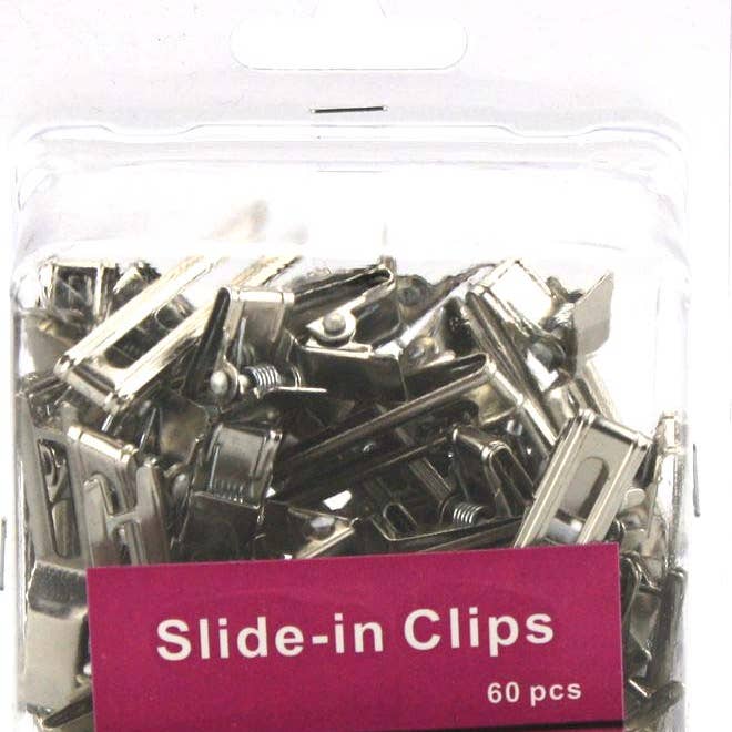 Slide-in metal clip 6313 for wholesale by Fine Lines (UK) Ltd