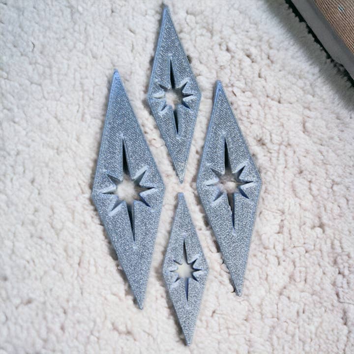 Retro Layers – wholesale Magnet – Midcentury Modern Diamond Starburst kylskåpsmagneter Retro