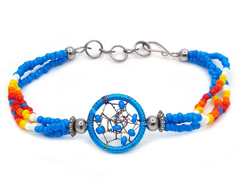 Pichincha - Wholesale Beaded Bracelet - Native Inspired Dream Catcher Beaded Multi Strand Bracelet13