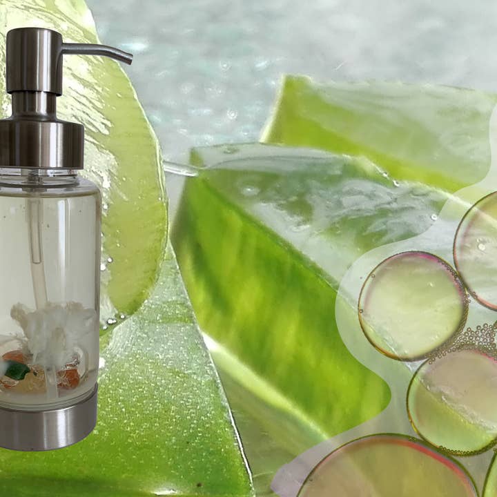 Peace of Mind for Your Hands • Crystal Bottle for wholesale by Peace of Mind Skin Care