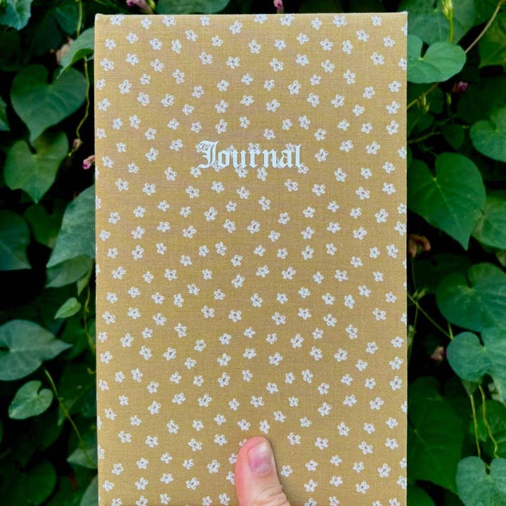 Petrichor & Co. - Wholesale Journal/Diary - Handmade Puffy Journal – Upcycled Thrifted Fabric, 100 Pages