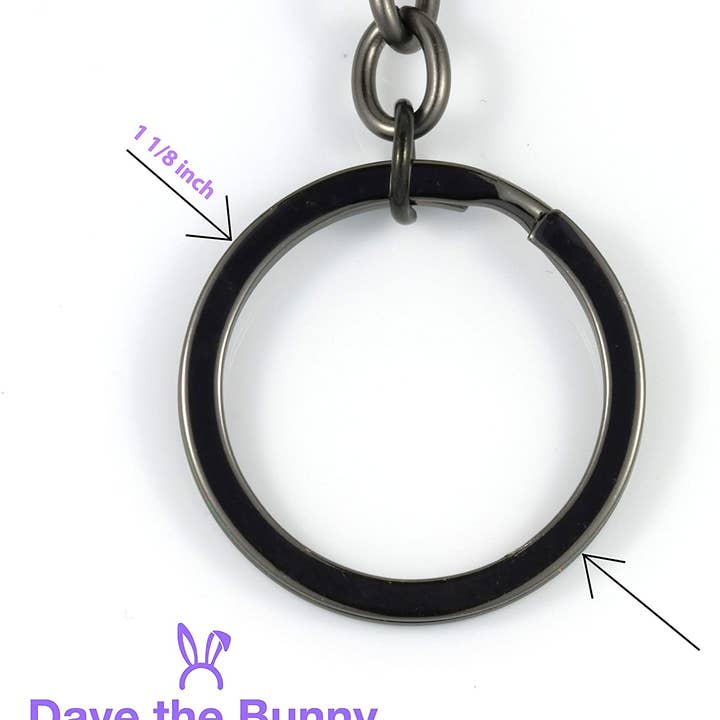 Dave The Bunny - Wholesale Keychain - Unisex - Drummer Necklace and Keychain | 100% Stainless Steel Drummer Gifts for Men a Great Drumline Necklace and Drum Major Charm makes Great Drummer Jewelry for Men and Women or Percussion Necklace for Men