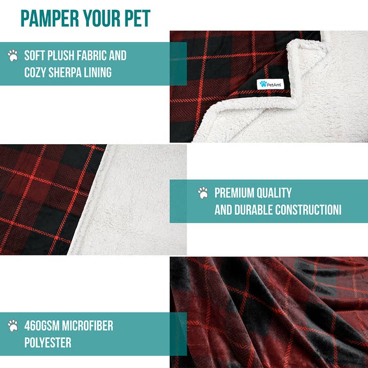 PetAmi - Wholesale Pet blanket – Cat/dog - Waterproof Fleece Pet Blanket84