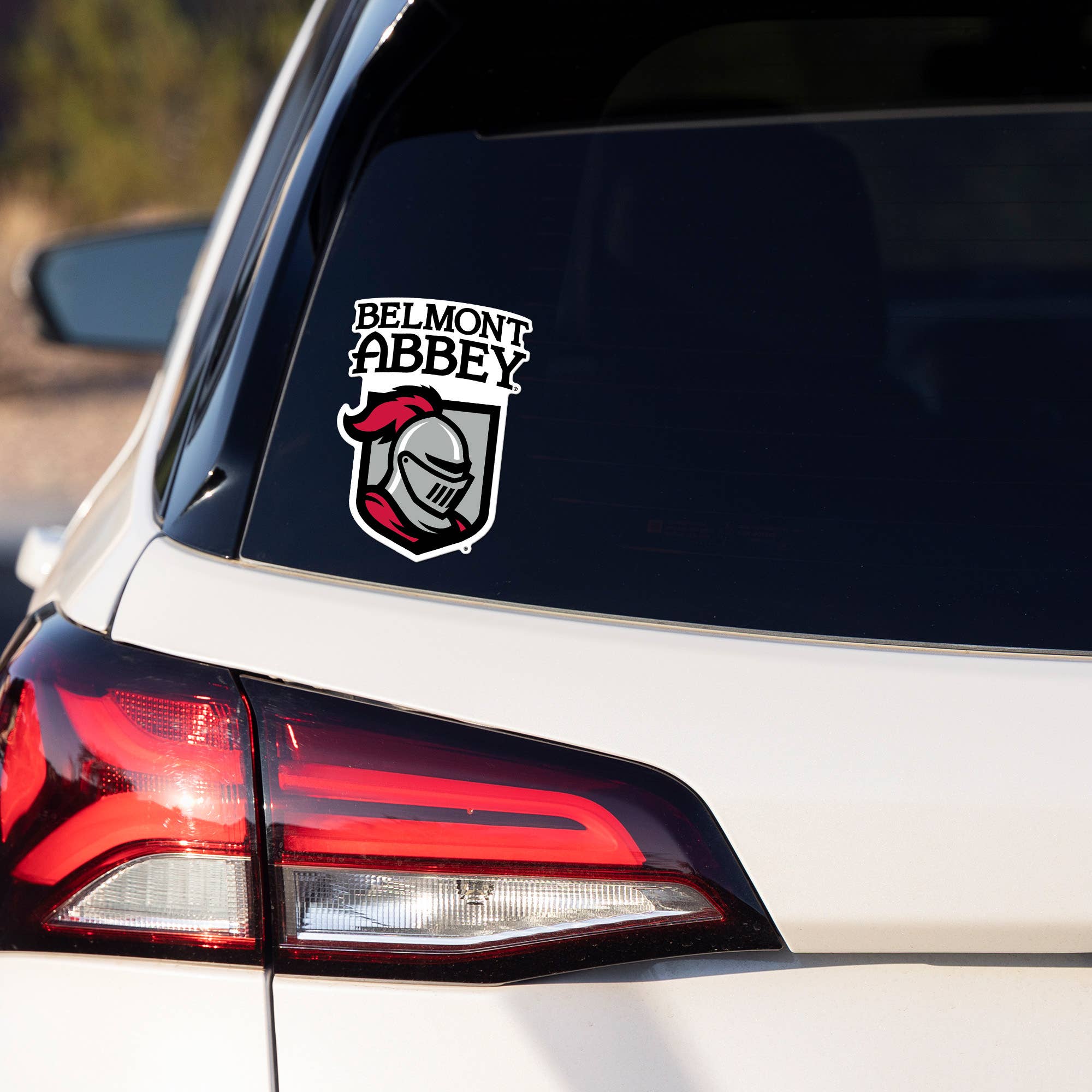 Rico Industries - Vente Breloque décorative pour voiture – unisexe - NCAA Autocollant Découpé Moyen Belmont Abbey Crusaders2