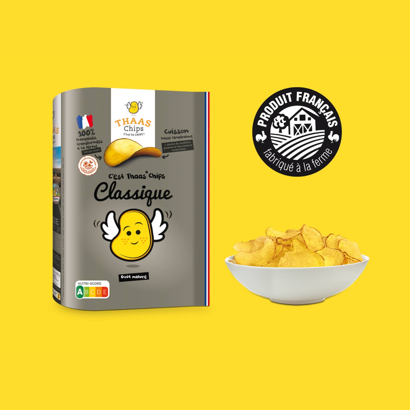 Thaas Chips - Wholesale Chips - CHIPS NATURE 120g “Classic”