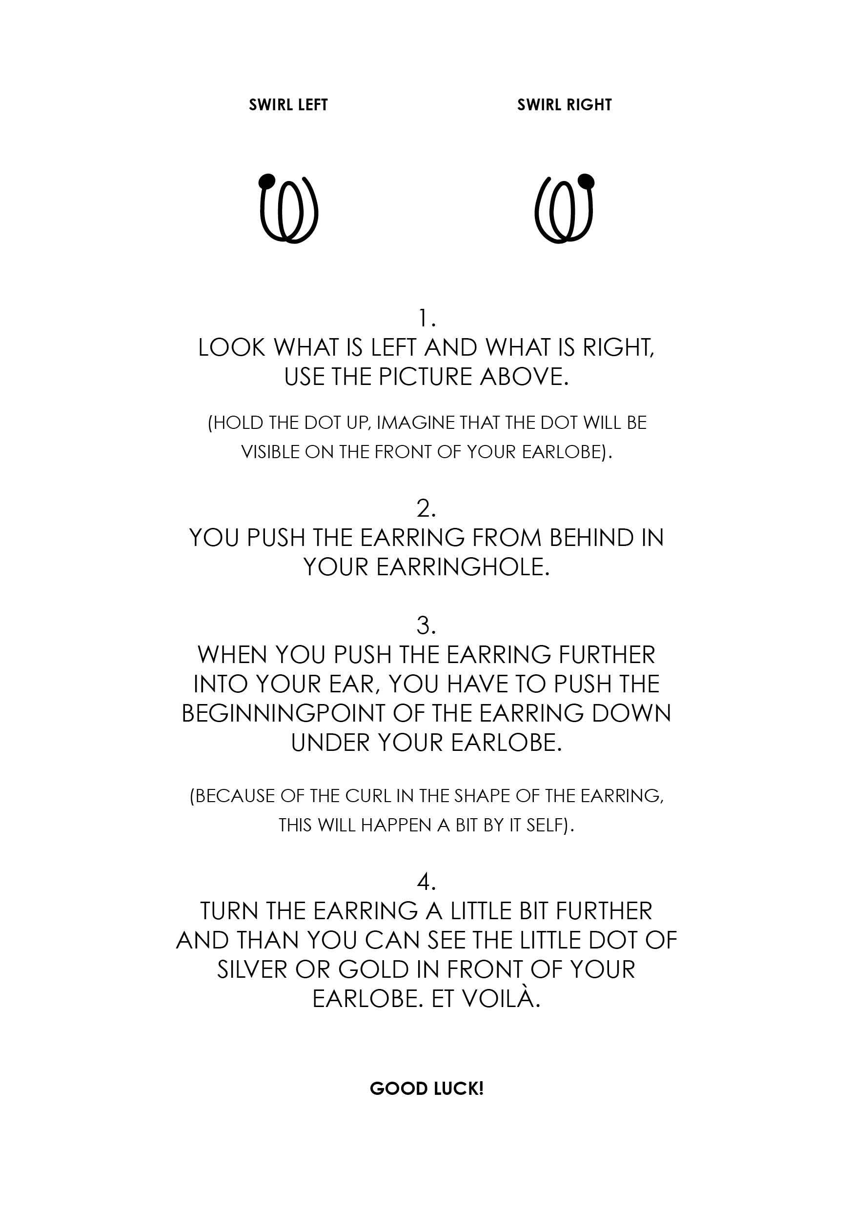 Soek. Atelier – Engroshandel Enkeltøreringe – Swirl Øreringe | Sofistikeret twist1