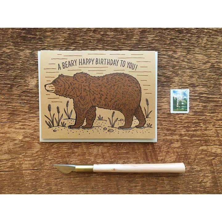 Noteworthy Paper & Press - Wholesale Birthday Card - Birthday Bear Card1