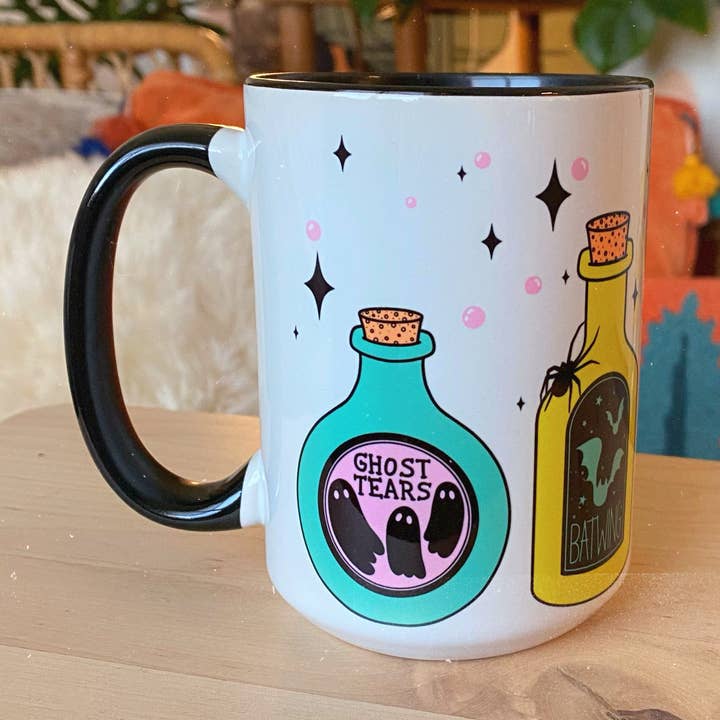 Coffee Mug Witchy Potions for wholesale by Chateau Blanche