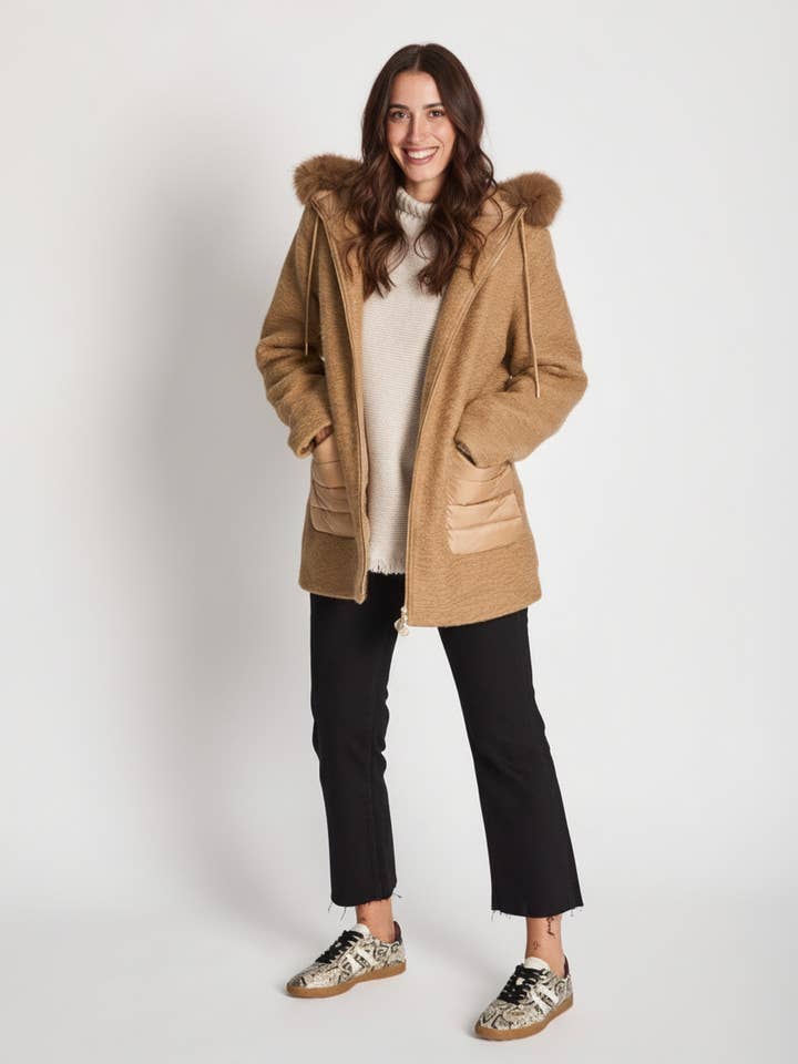 SALONI rostat trenchcoat för wholesale av LE OPTION NORD