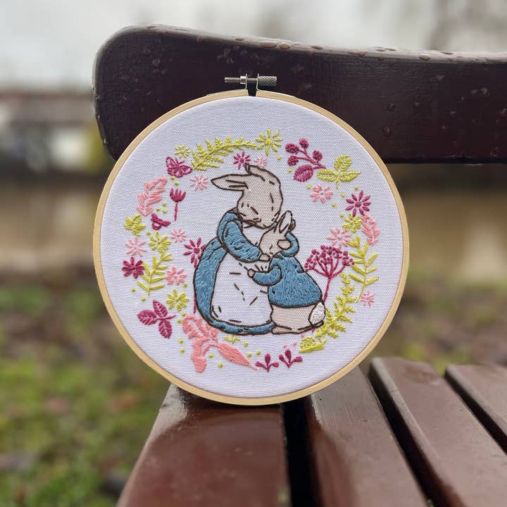 The Crafty Kit Company - Wholesale Embroidery/Cross Stitch Supplies - Beatrix Potter - Peter Rabbit & His Mother