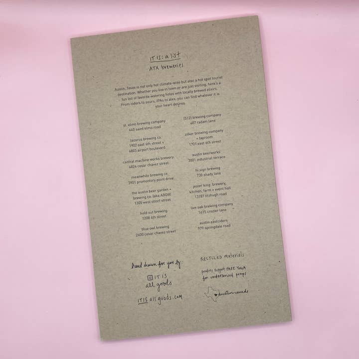 IT IS: All Goods - Wholesale Journal/Diary - Lone Star State of Mind | Large Blank Journal1