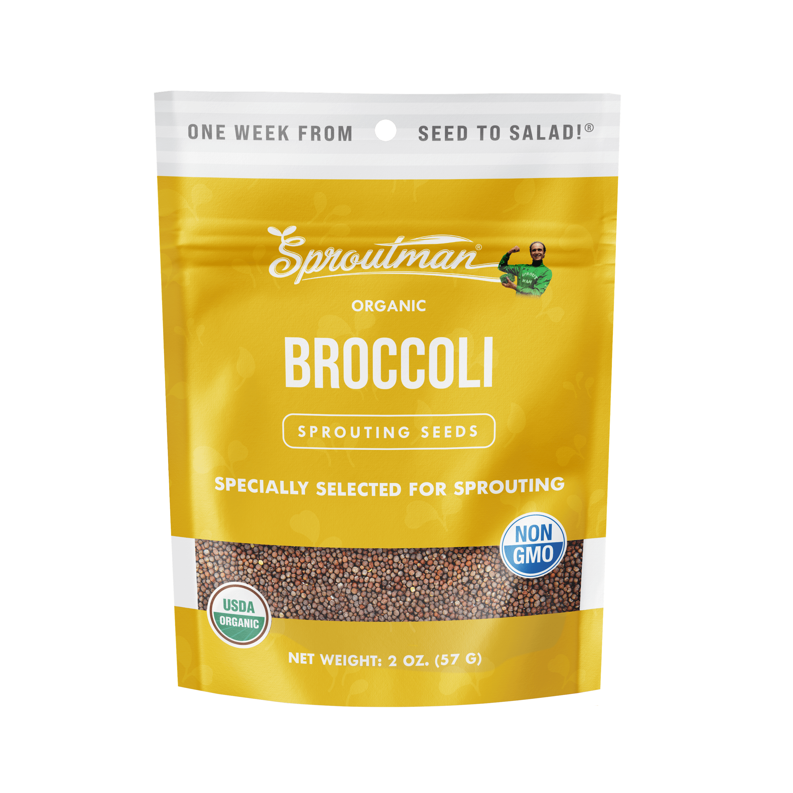 Sproutman - Vente Graines de plantes - Graines biologiques de brocoli pour germination7