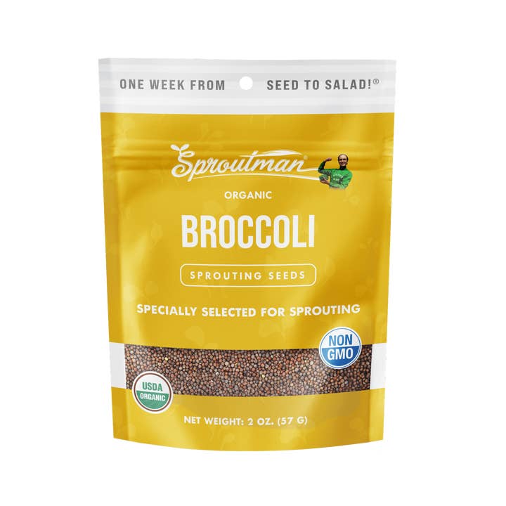 Sproutman - Vente Graines de plantes - Graines biologiques de brocoli pour germination7