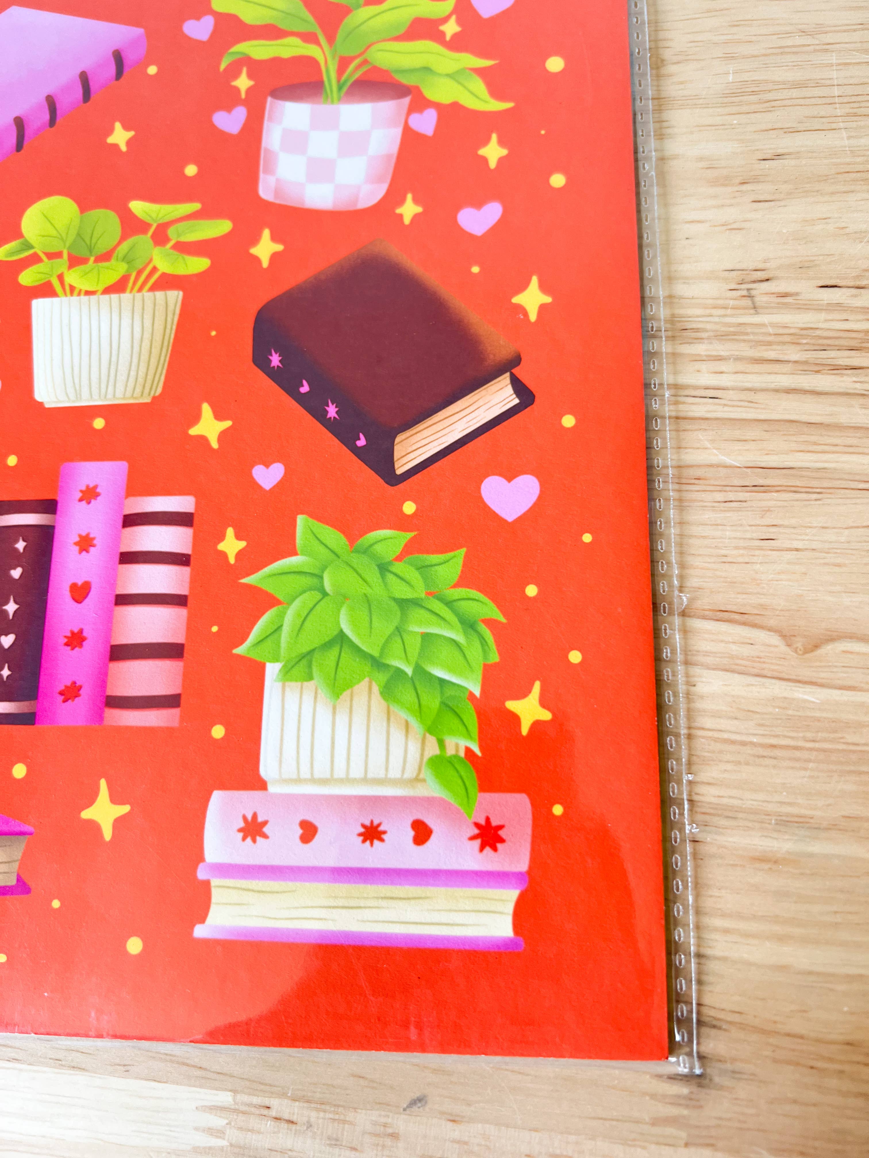 Chapter & Claw Studio - Wholesale Art Print - Books and Plants Bookish Art Print2