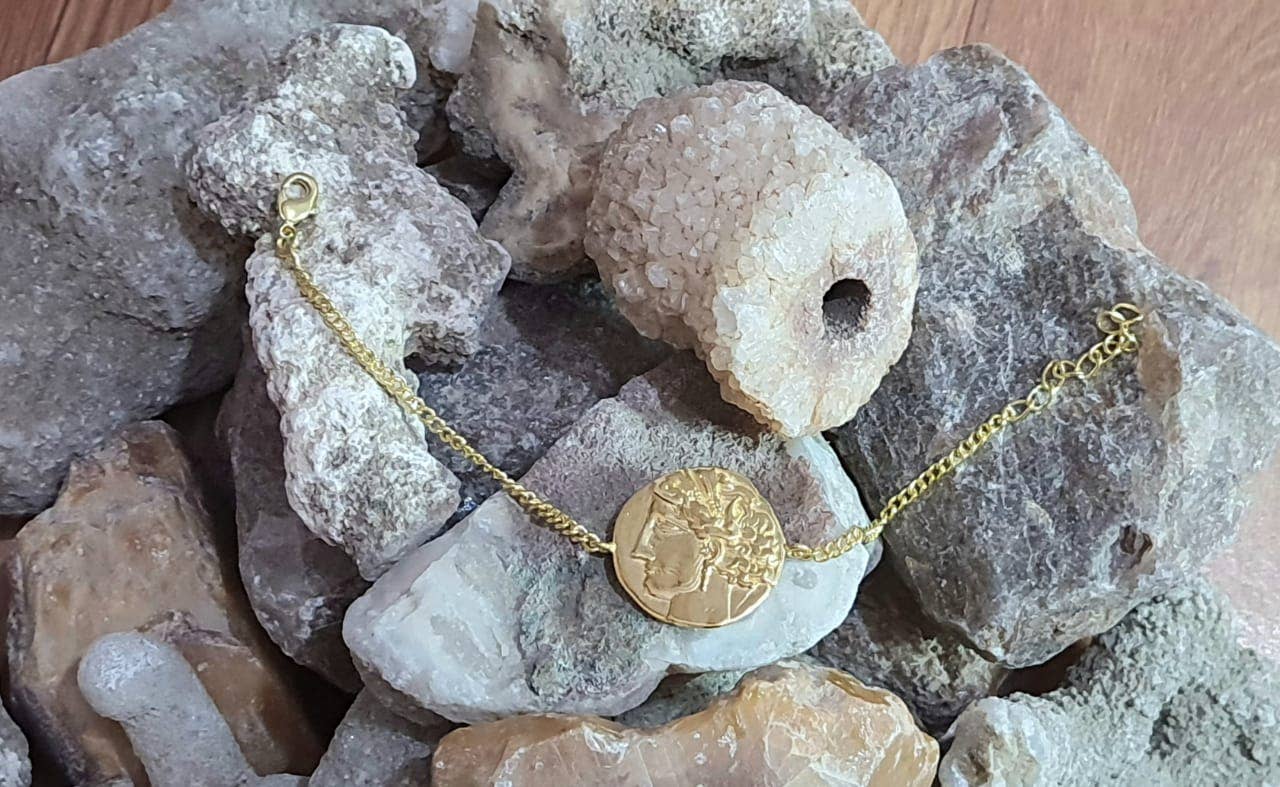 Aurobelle Ibiza - Venta al por mayor Pulseras de abalorios/colgantes - Pulsera Tanit, diosa de Ibiza0