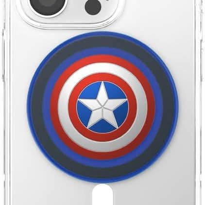 POPSOCKETS - Wholesale Phone Grip - 🌸 Magsafe Enamel Captain America 🌸