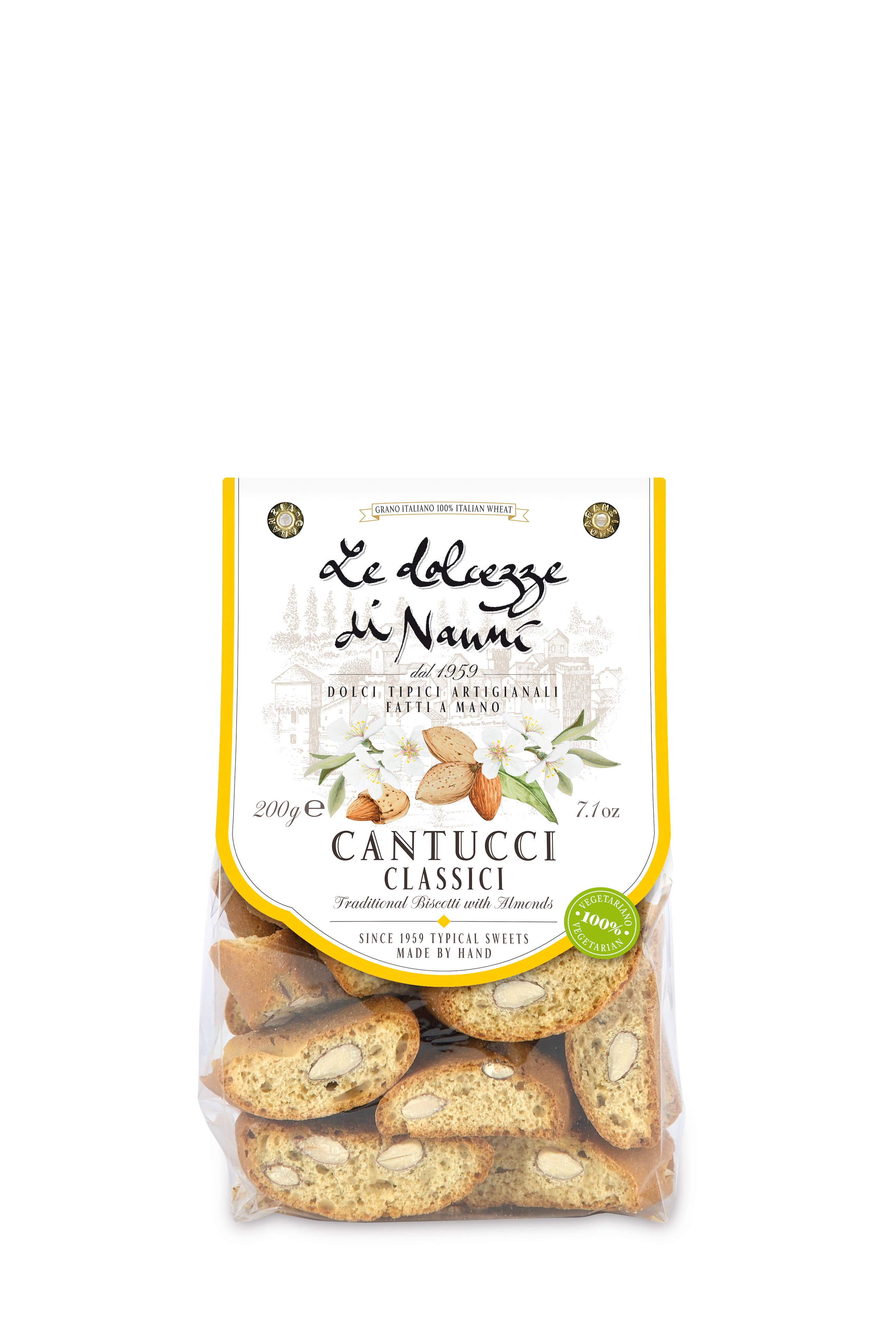 Le Dolcezze di Nanni - Wholesale Cookie - 225 Classic Cantuccini with almonds, Tuscan tradition handmade in Italy