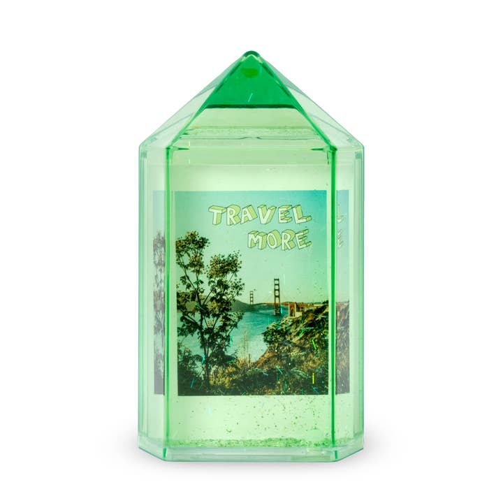 GLITTER PHOTO FRAME GREEN HF for wholesale by Helio Ferretti