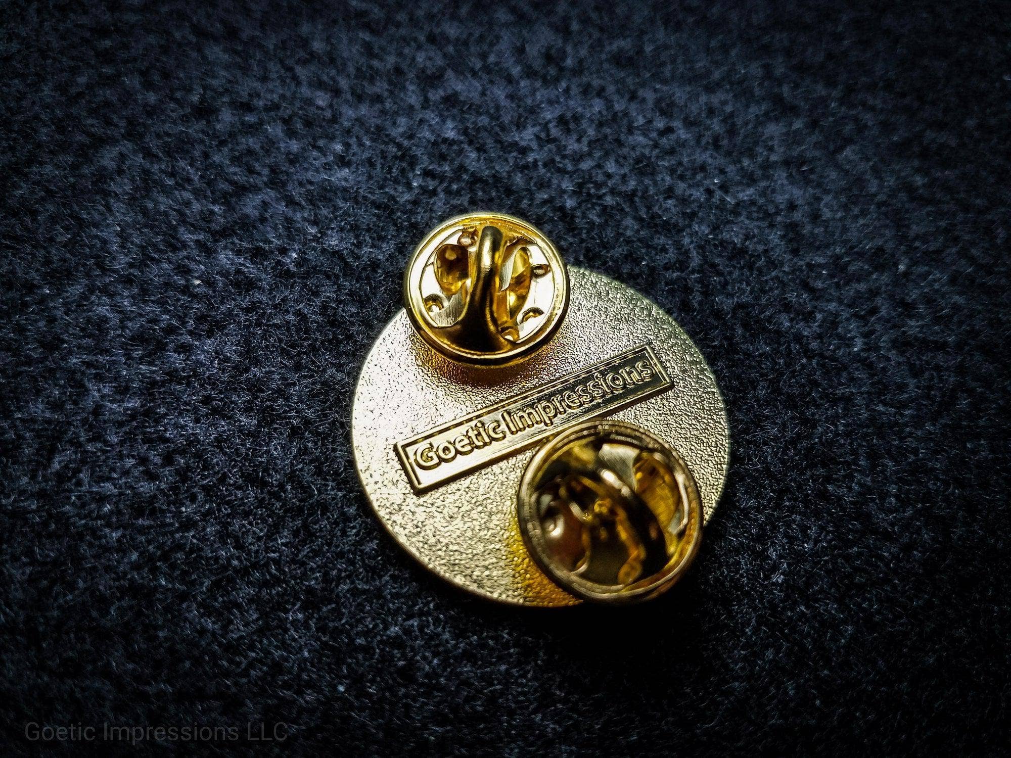 Goetic Impressions - Wholesale Lapel Pin/Button - Azazel Sigil Hard Enamel Pin7